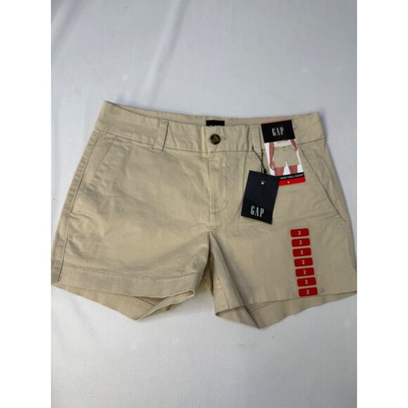 BNWT Womens Gap Relaxed Girlfriend Shorts - Size 2 - Picture 1 of 4